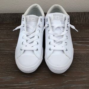 White Street Slip Leather Converse